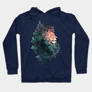 lion face Hoodie